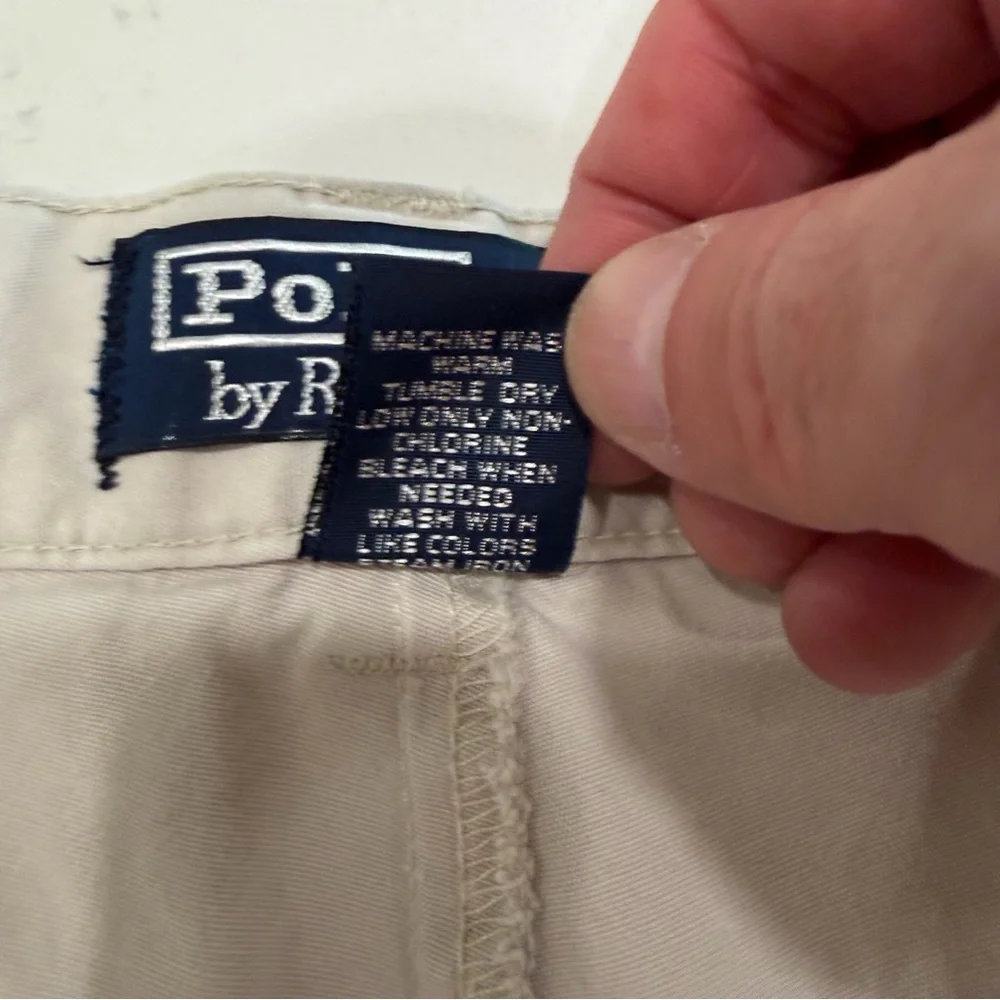 Polo Ralph Lauren Men’s Natural Tyler Pleated Chino Short 36